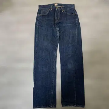 srm332 EDWIN 505XX 다크 블루 스트레이트 청바지