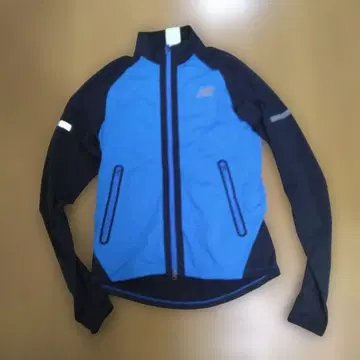 뉴발란스 풀집업 자켓 파랑 블랙