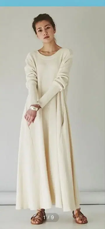 [ 고품질 ] Uhr 써멀 원피스 루즈핏 일본제 IENA