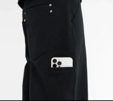 Asapmode Stacked Canvas Wide-Leg Pants