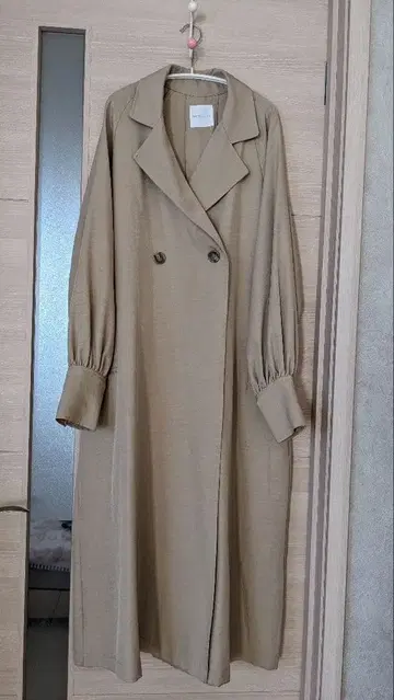 BONLECILL 베이지 롱 코트