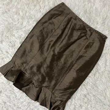 ARMANI 프릴 스커트 카키 38