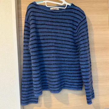 bacca 모헤어 바스크 보더 니트