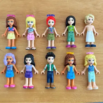 정품 LEGO 레고 프렌즈 미니 피규어 10개 묶음 판매 피규어