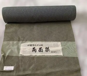 이세가타 에도 코몬 양면 염색 실크 100%