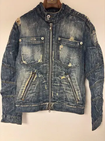 BSA 라이더 자켓 G 청 데님