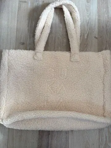 SUKALA 시프 보아 토트 아이보리 빅 토트 숄더