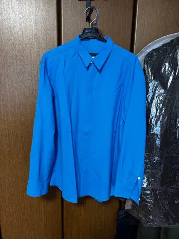 오버코트 셔츠 사이즈 2 블루