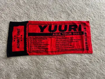 YUURI ASIA TOUR 2025 타월