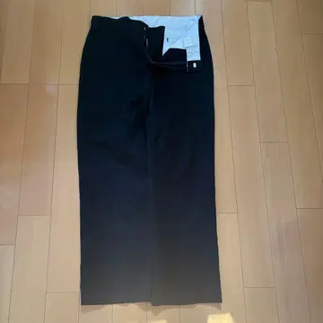 Dickies 치노 팬츠 와이드 블랙 34 x 30