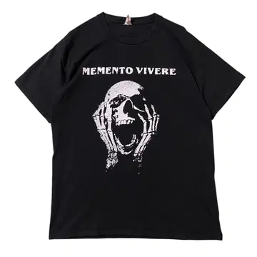 USA 구제 의류 스컬 해골 반팔 T셔츠 블랙 I2316