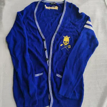 Reddie Hunt 스컬 자수 가디건 골프웨어