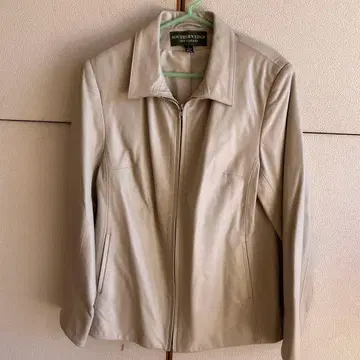 SOUTHERN EDGE 베이지 가죽 자켓 L