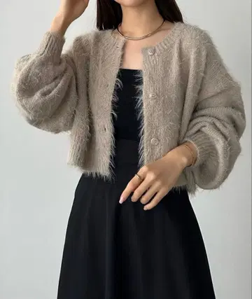 니트 가디건 볼레로