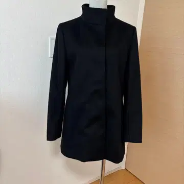 자유구 x bellandi 스탠드 카라 코트 자켓 히요쿠 버튼 38