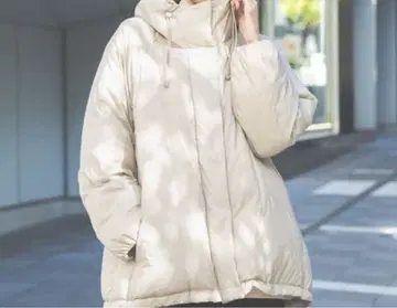 [ 새상품 ] GLOBAL WORK 다운 후드 블루종 M