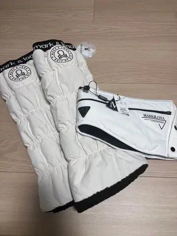 [ 미사용 새상품 ] MARK&LONA 레그 워머 & 넥 워머