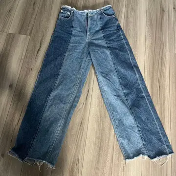 RODEO CROWNG 투톤 컬러 부츠컷 데님