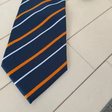 Ermenegildo Zegna 넥타이 네이비 스트라이프