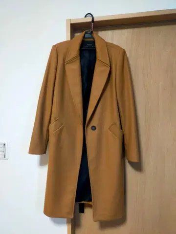 ZARA 체스터 코트 카멜 사이즈 XS