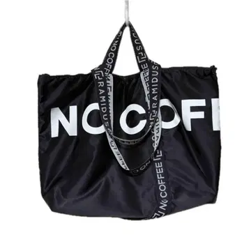NO COFFEE RAMIDUS 나일론 토트백