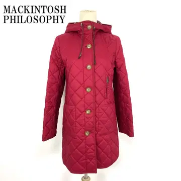 LA9030 매킨토시 철학 퀼팅 코트 빨간색 38