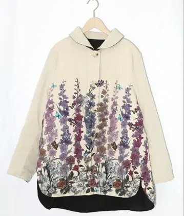 이즈스칼라 553290: 꽃무늬 or 퀼팅 리버서블 블루종