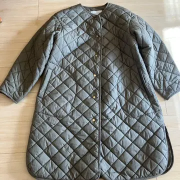 OPAQUE.CLIP 퀼팅 롱 코트 스튜디오 클립 니코앤드