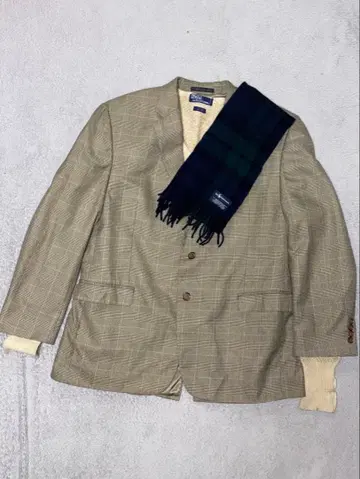 구제 90s 랄프 로렌 테일러드 자켓 Lauren 글렌체크