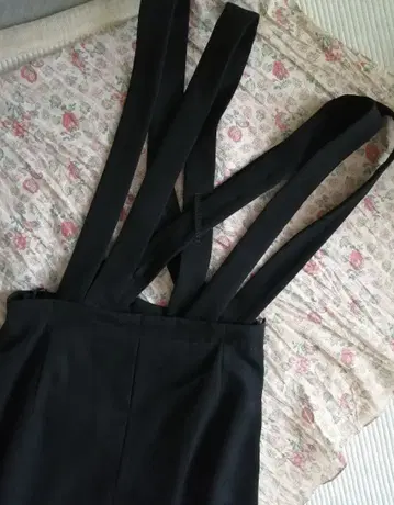 오존 커뮤니티 서스펜더 롱 스커트