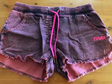 ZUMBA 퍼플 프린지 숏팬츠 spicy