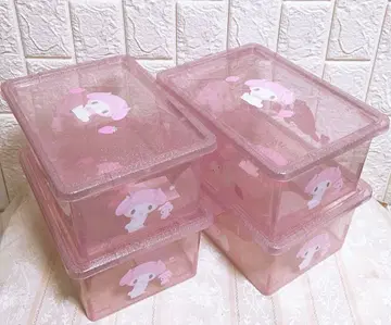 산리오 마이멜로디 보관 케이스 S 사이즈 4세트