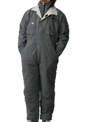 야마다타츠(YAMADATATSU) 방한 작업복 차콜 그레이