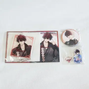 올림피아 소와레 오라소와 아크릴 스탠드 캔뱃지 메시지 카드 스나 세트