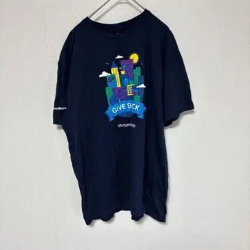 GILDAN 모건 스탠리 차리티 네이비 T셔츠 [ L 사이즈 ]