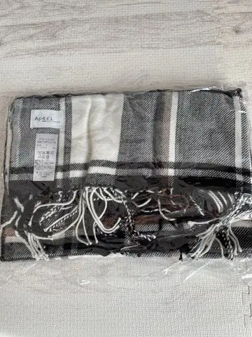 나노 유니버스 체크 무늬 스톨 숄 미사용 새상품