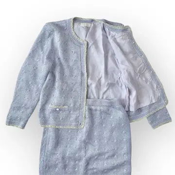 WAKO 와코 셋업 세레모니 수트 퍼플 실크 드레스 상하의