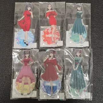 청춘 돼지는 빅카메라 애니메가 x 소프맵 아크릴 스탠드 전종 컴프 세트