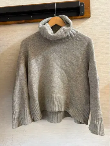 GALERIE VIE 갤러리 바이 파인 울 하이넥 풀오버 S