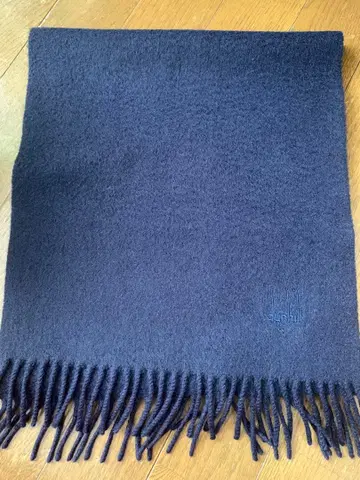 던힐 캐시미어 머플러 네이비 네이비 컬러