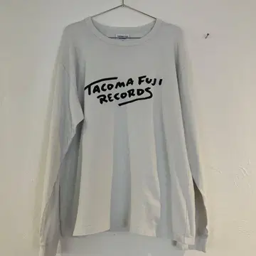TACOMA FUJI RECORDS 롱 슬리브 T셔츠 화이트