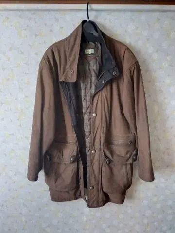 소 가죽 브라운 자켓 L 사이즈