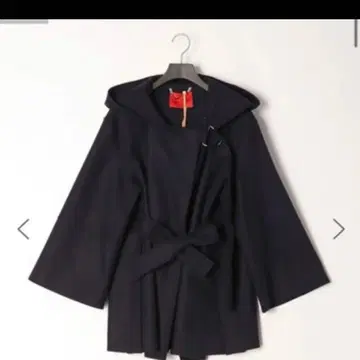 MAX & CO 후드 부착 울 혼방 코트