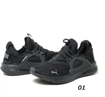 PUMA 블랙 스니커즈 377048