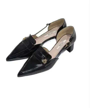 Her lip to [black] Trois Heel Loafers