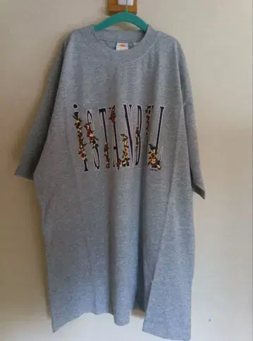 Istanbul 로고 그레이 티셔츠 L