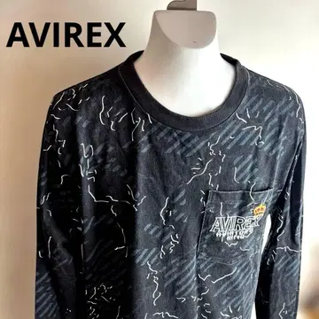 AVIREX (아비렉스) 롱 슬리브 T셔츠 size L 구제 의류