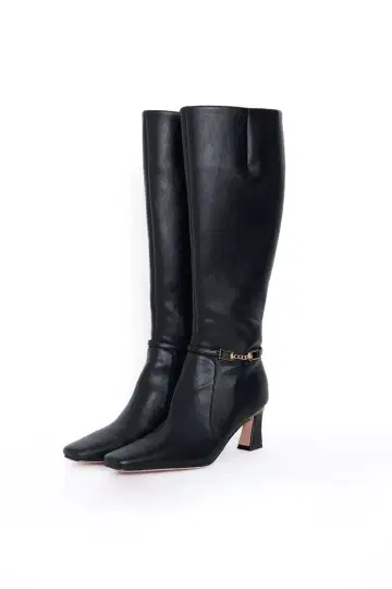 사이드 빗 롱 부츠