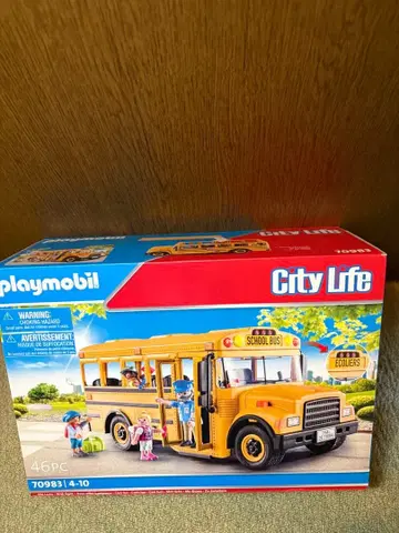 playmobil 스쿨 버스 70983 46 피스/플레이모빌
