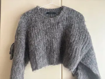 W closet 니트 그레이